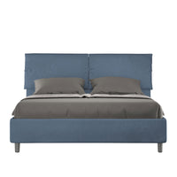 Letto Matrimoniale 160x190 cm Senza Rete Sleeper Blu