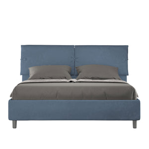 Letto Matrimoniale 160x190 cm Senza Rete Sleeper Blu