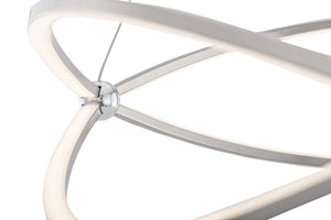 Lampada pendente Modern in Metallo Weave Nickel