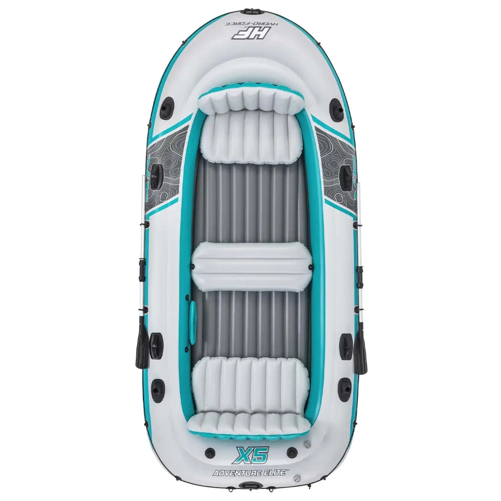 Bestway Gommone gonfiabile Grigio e Bianco 3,64 x 1,66 m PVC 42035746