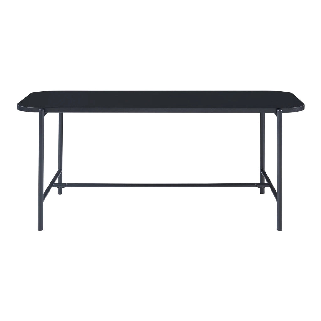 Tavolino/consolle/tavolino laterale per soggiorno 110 x 50 x 45 cm acciaio nero 03_0010784