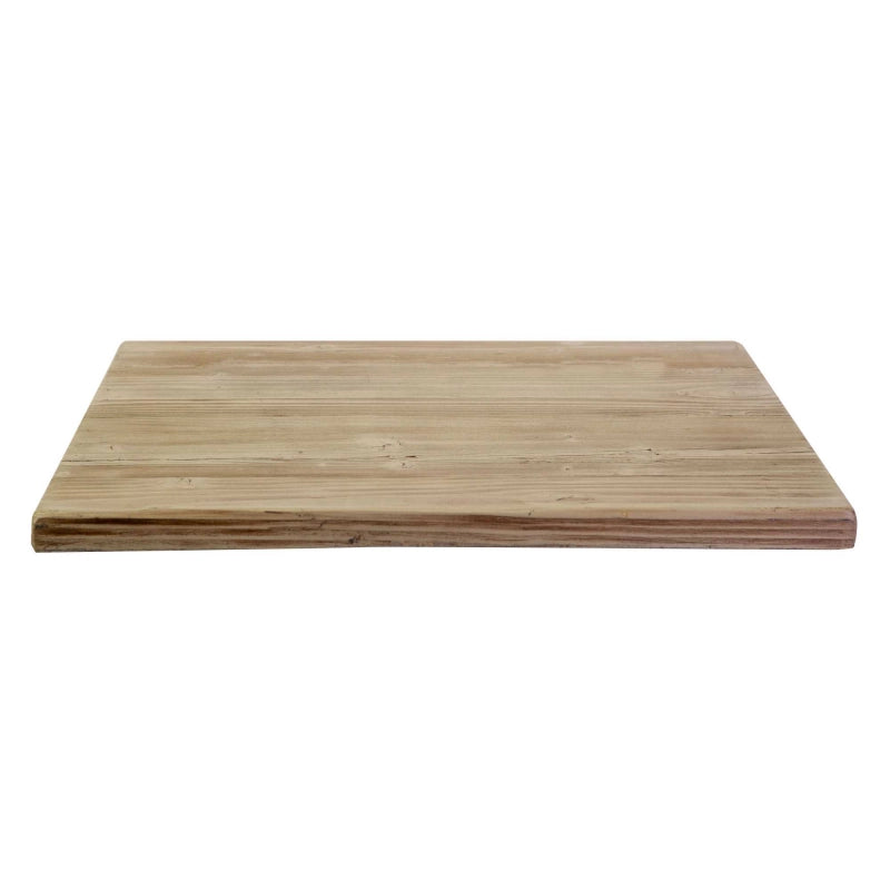 Top tavolo resina per esterno naturale quadro cm 80x80h3