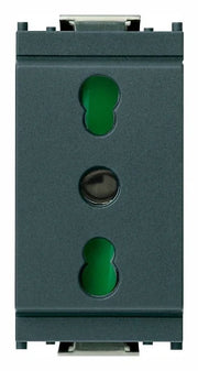 VIMAR Presa 2P+T 16A P17/11 grigio - 16203