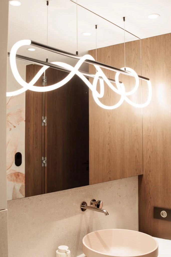 Lampada sospesa LED moderna nera Maxlight Laguna 30W
