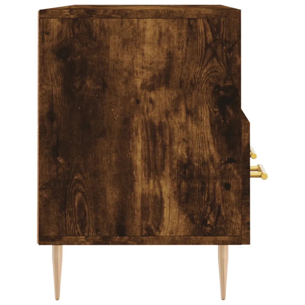 Mobile TV | Armadietto TV | Mobile Porta TV Rovere Fumo 102x36x50 cm in Legno Multistrato