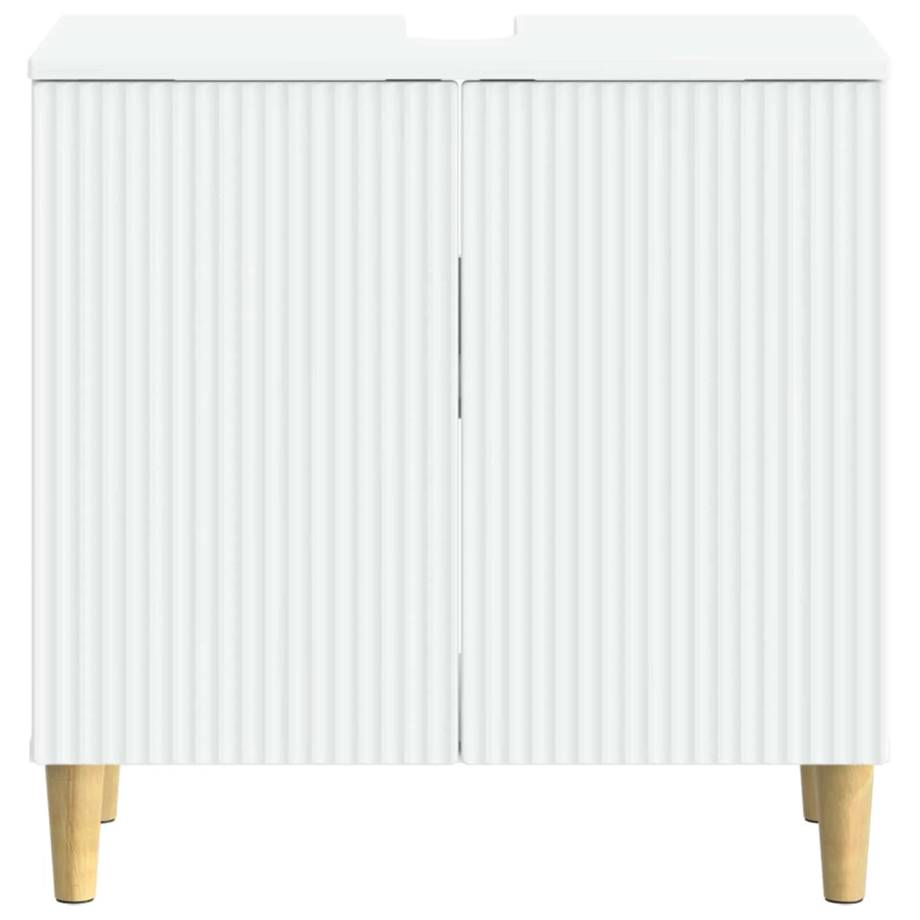 Armadio per Lavabo da Bagno ARNHEM Bianco 59,5 x 31,5 x 59 cm 896565