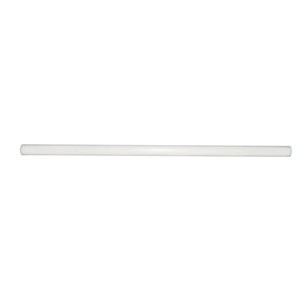Barra di poliammide, poliossimetilene-poliacetale POM bianca 1000x40mm 1.91 Kg