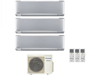Condizionatore Trial Split Panasonic Etherea Silver 9+9+12 con CU-3Z68TBE R-32 Wi-Fi Integrato