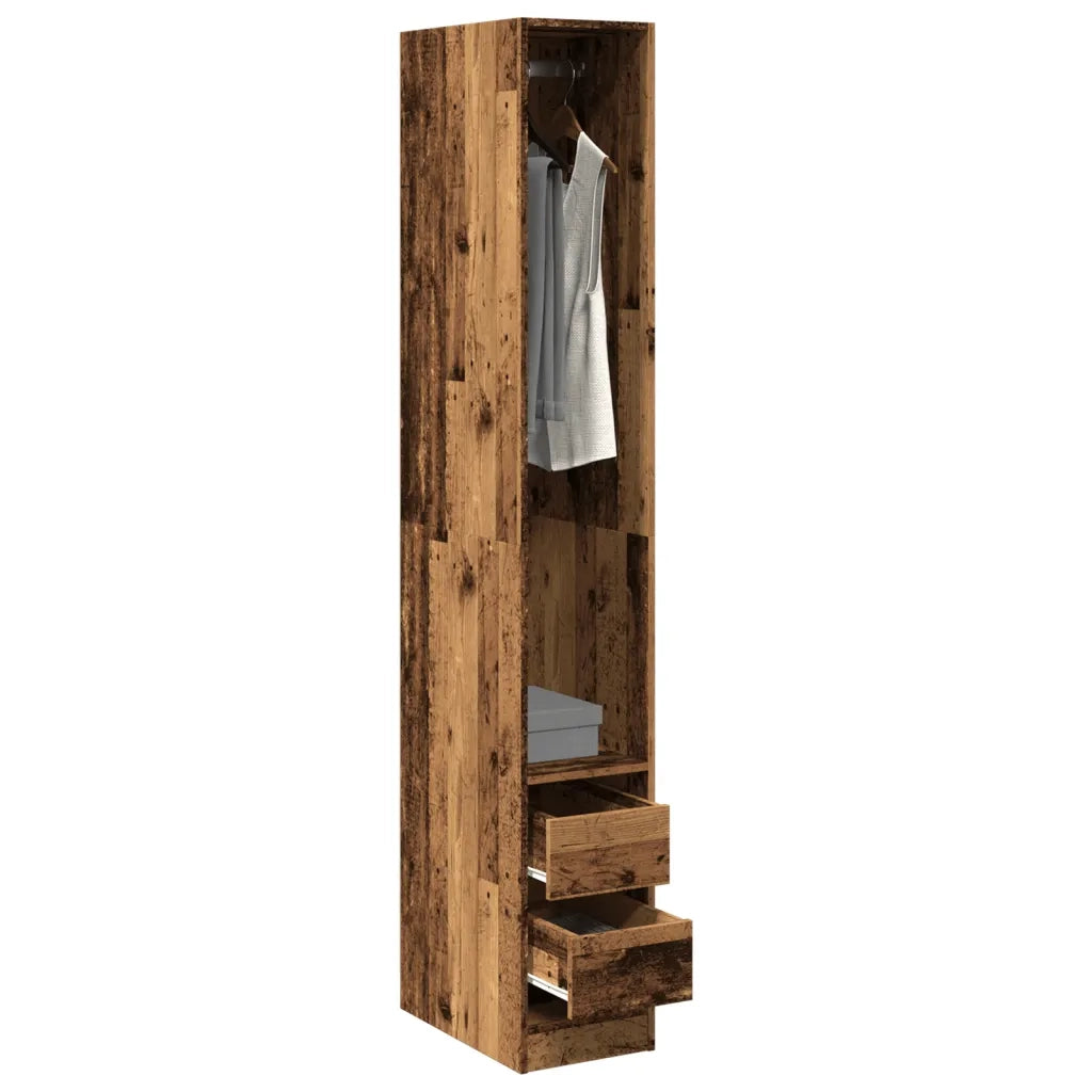 Armadio Legno Antico 30x50x200 cm in Legno Multistrato CFW3177179