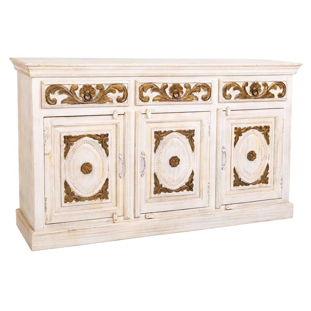 Credenza in legno marrone 153x41x90h