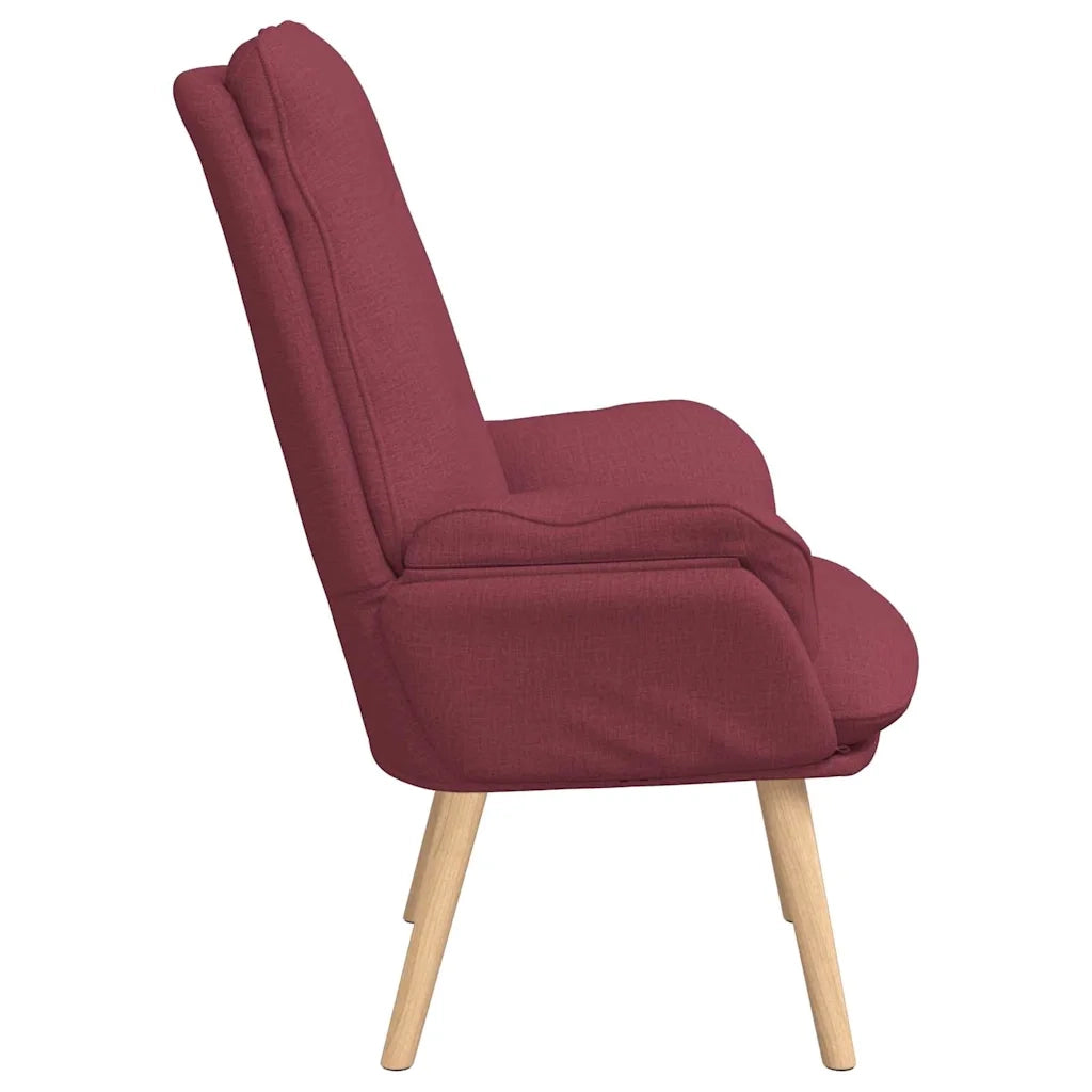poltrona Rosso Vino 69 x 74 x 93 cm Tessuto e compensato 42001853