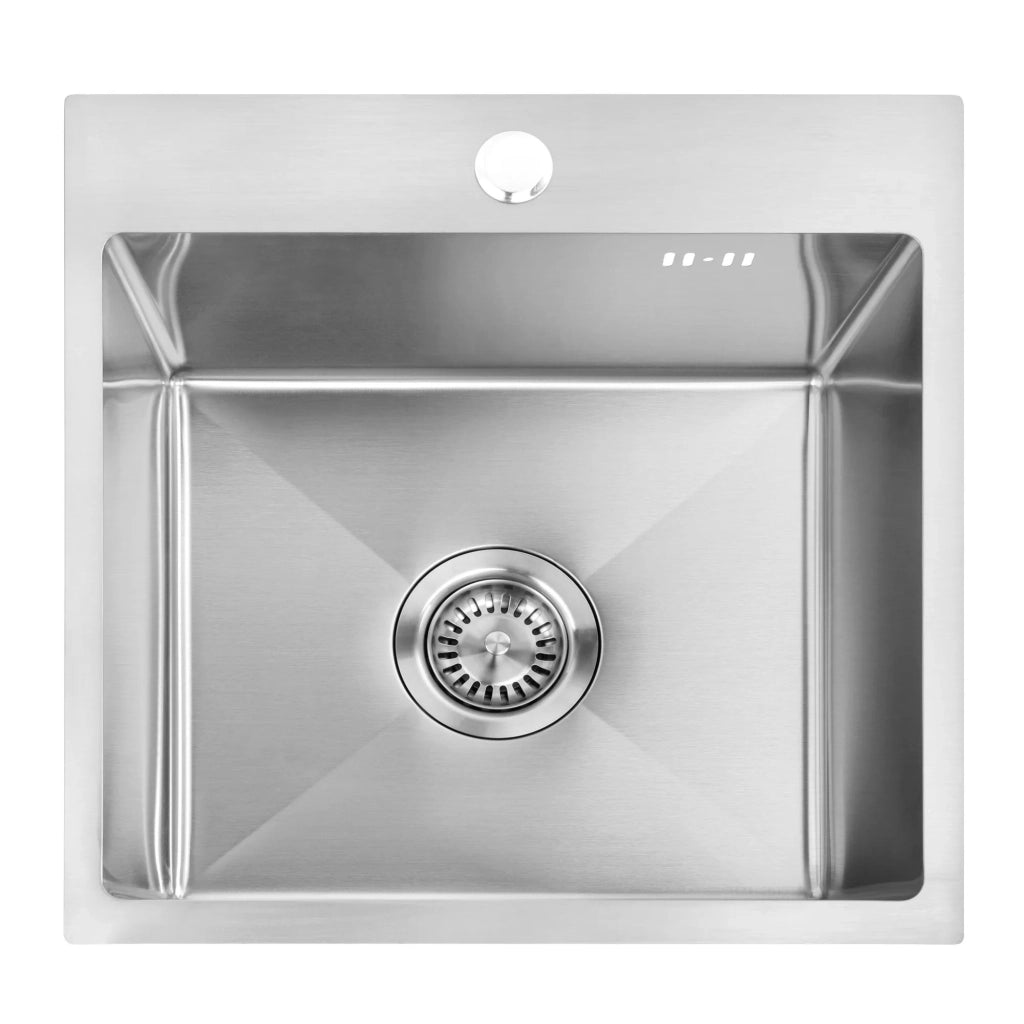 Lavello In Acciaio Leo 40 Brush Nickel con rubinetto da cucina