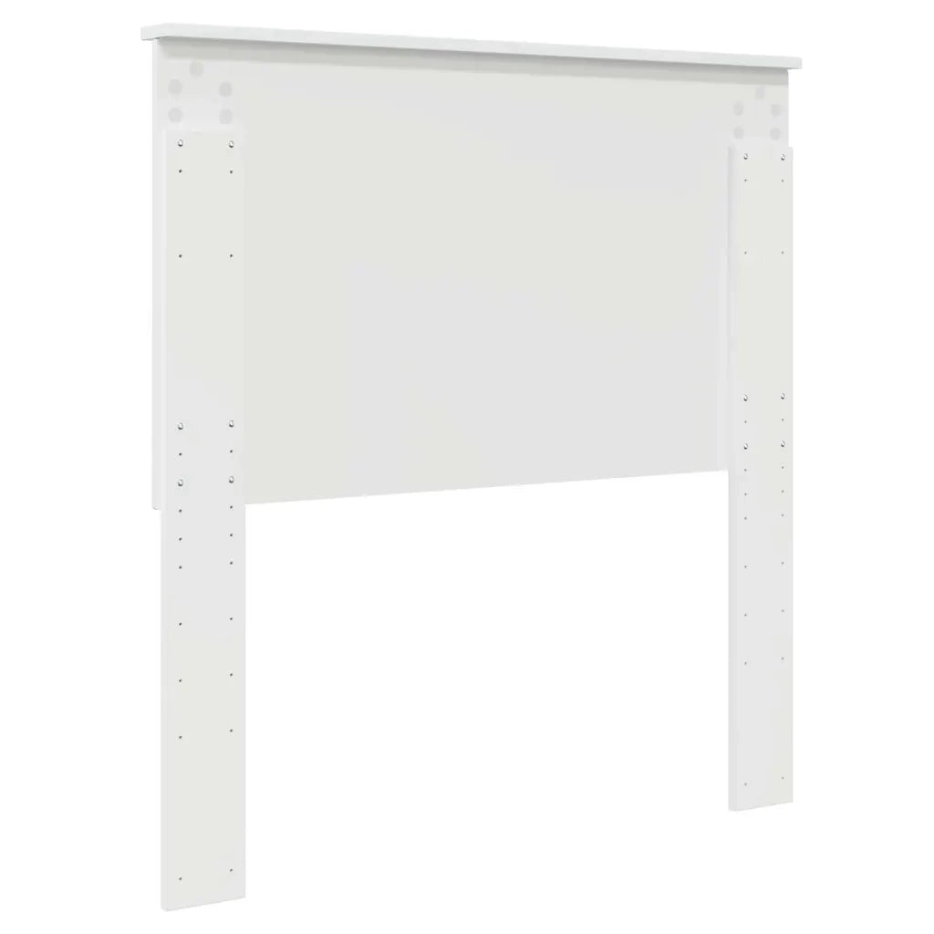 Testiera-Testata-Testiera Decorativa Bianco Lucido 80 cm Legno multistrato 878701