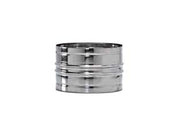 RACCORDO PER TUBO ACCIAIO INOX M/M 304 MONOPARETE SPESSORE MM.0,5  MM ø mm.150