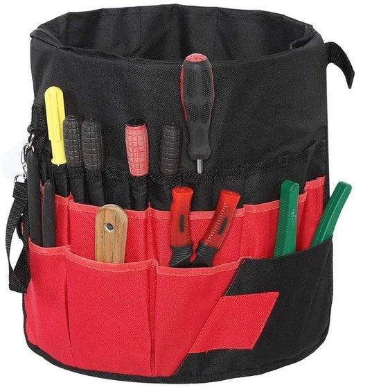 Tas per Giardino Impermeabile - 42 Cestelli di Stoccaggio - Leggero - Tessuto Oxford - Adatto per 5 Litri - Sostenibile - Attrezzi per Giardino