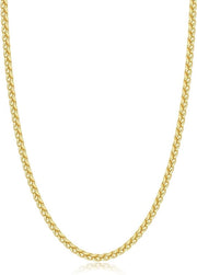 Collana per uomo in oro 18 carati con confezione in box nera