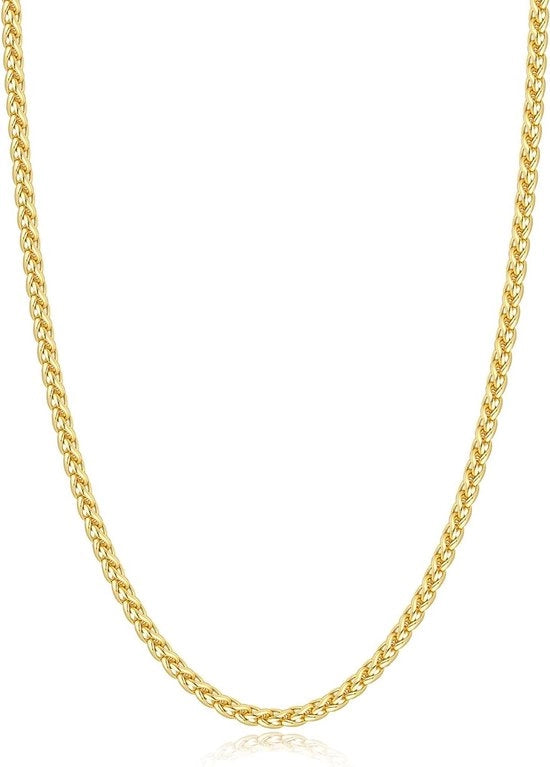Collana per uomo in oro 18 carati con confezione in box nera