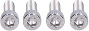 Viti a 6 gomiti M10 - 4 pezzi - Acciaio inossidabile A2-70 - Hardware di fissaggio - DIN 912 - Diametro testa 16 mm - Viti a 6 gomiti