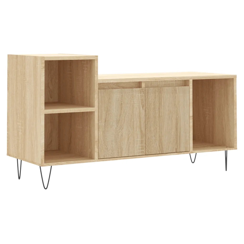 Mobile per TV Rovere Sonoma 100x35x55 cm Legno Multistrato 831319