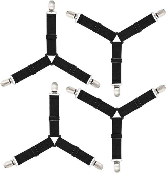 Set di 8 Viti Elastiche per Fissaggio di Hoeslaken su Materasso - Gripper per Hoeslaken