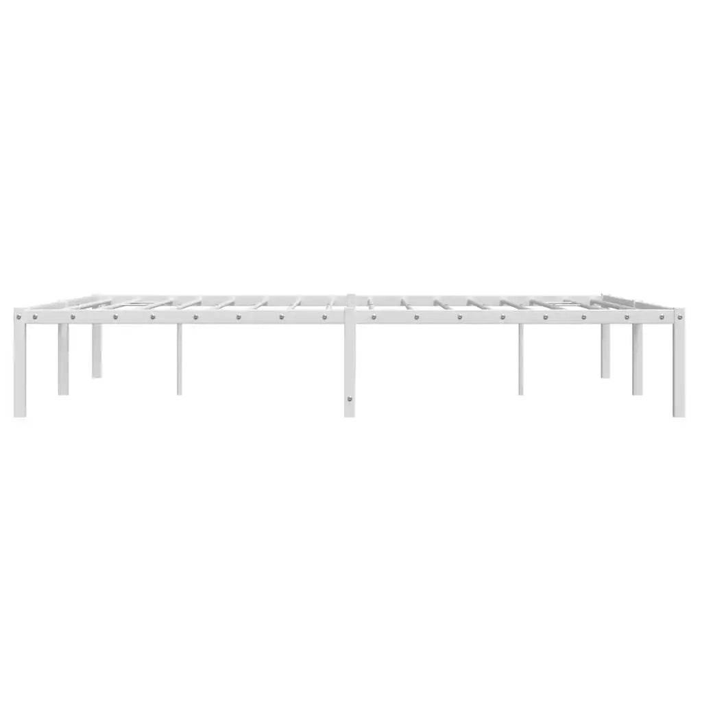 Giroletto-Struttura Letto in Metallo Bianco 135x190 cm 919908