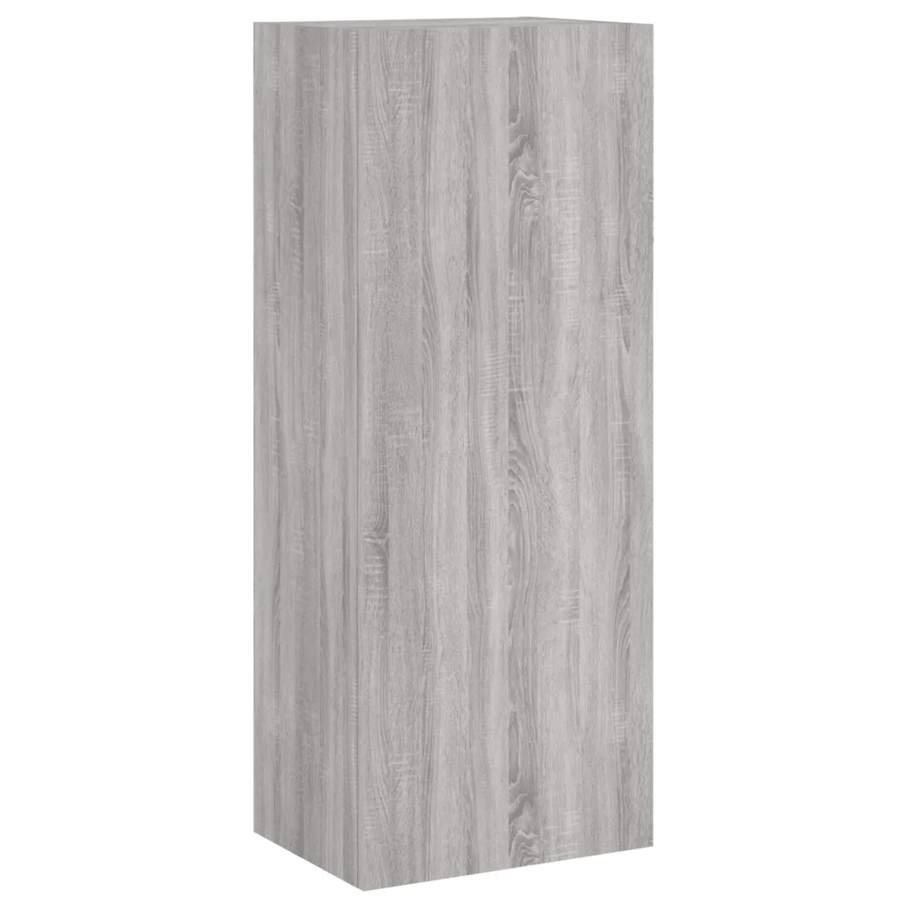 Mobili TV a Muro 4pz Grigio Sonoma in Legno Multistrato 3216433
