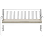 Cuscino per sedile da esterno Cuscino per panca resistente all'acqua in poliestere taupe 152 x 54 cm Giardino