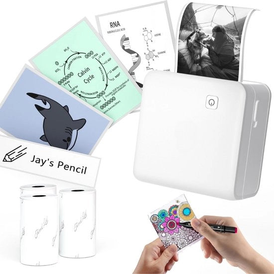 Stampante Portatile Mini - Kit di Avvio - Stampanti a Mano - Stampante Portatile - Stampante Mobili - Fotostampante