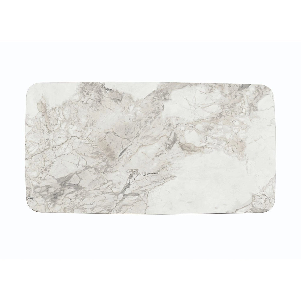 Tavolino in legno "Luci" 100 x 53 x 45 cm - Bianco