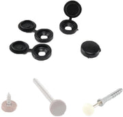 Schede decorative 100 pezzi - Coprifili - Hoesi decorativi - Materiale PP - Protezione - Per viti sotto 8,6 mm