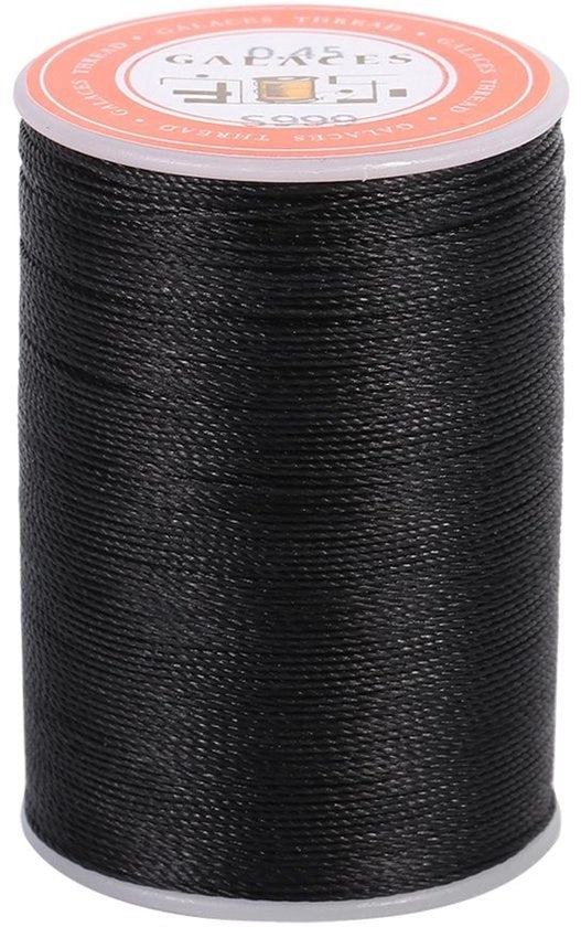 Garen per Cuoio 160 m - Impermeabilizzato - Per Cuoio - Artigianato - Riparazione Scarpe - 0,45 mm di Diametro - Gomitolo per Cuoio