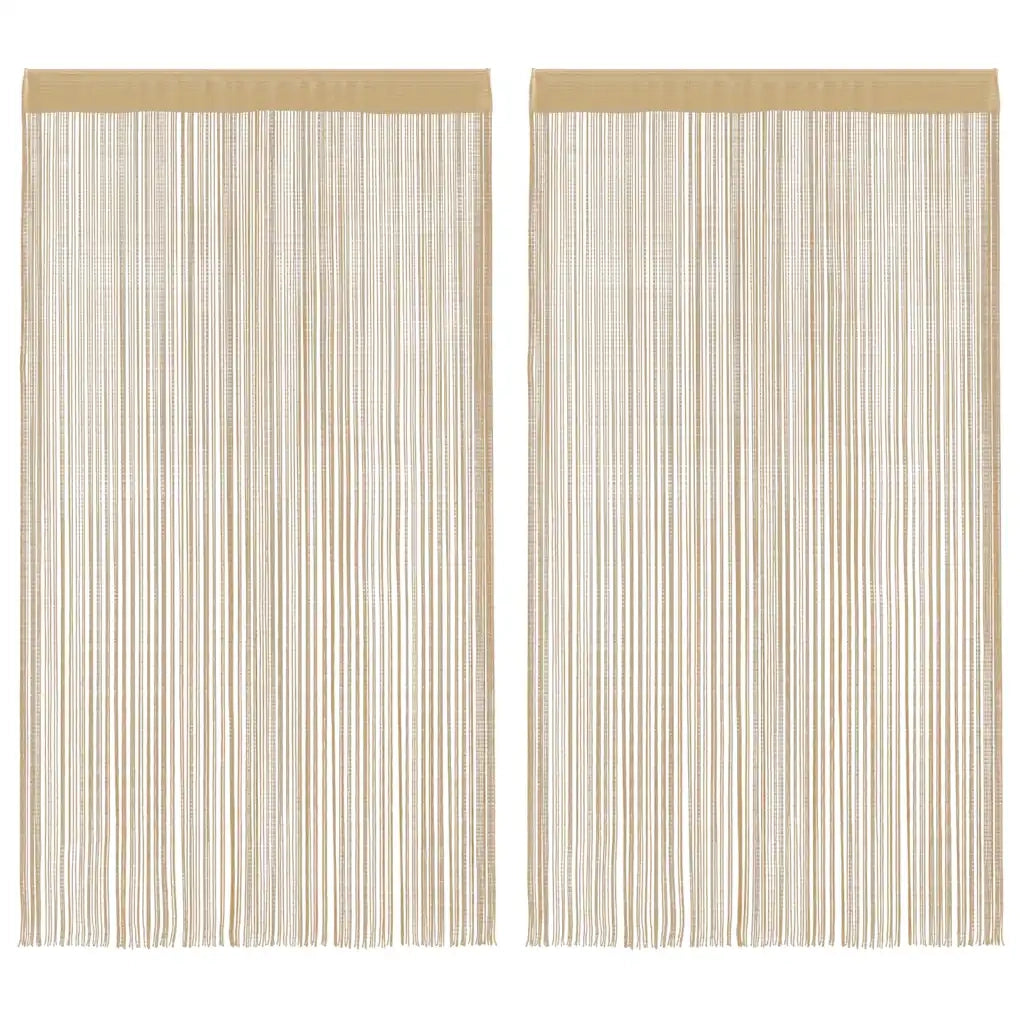 2 Pz Tende a Fili 100x250 cm Beigecod mxl 130967