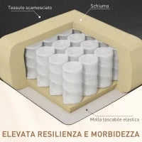 Poltrona Massaggiante e Reclinabile con Funzione Riscaldante e Telecomando, 78x84x101cm, Nero