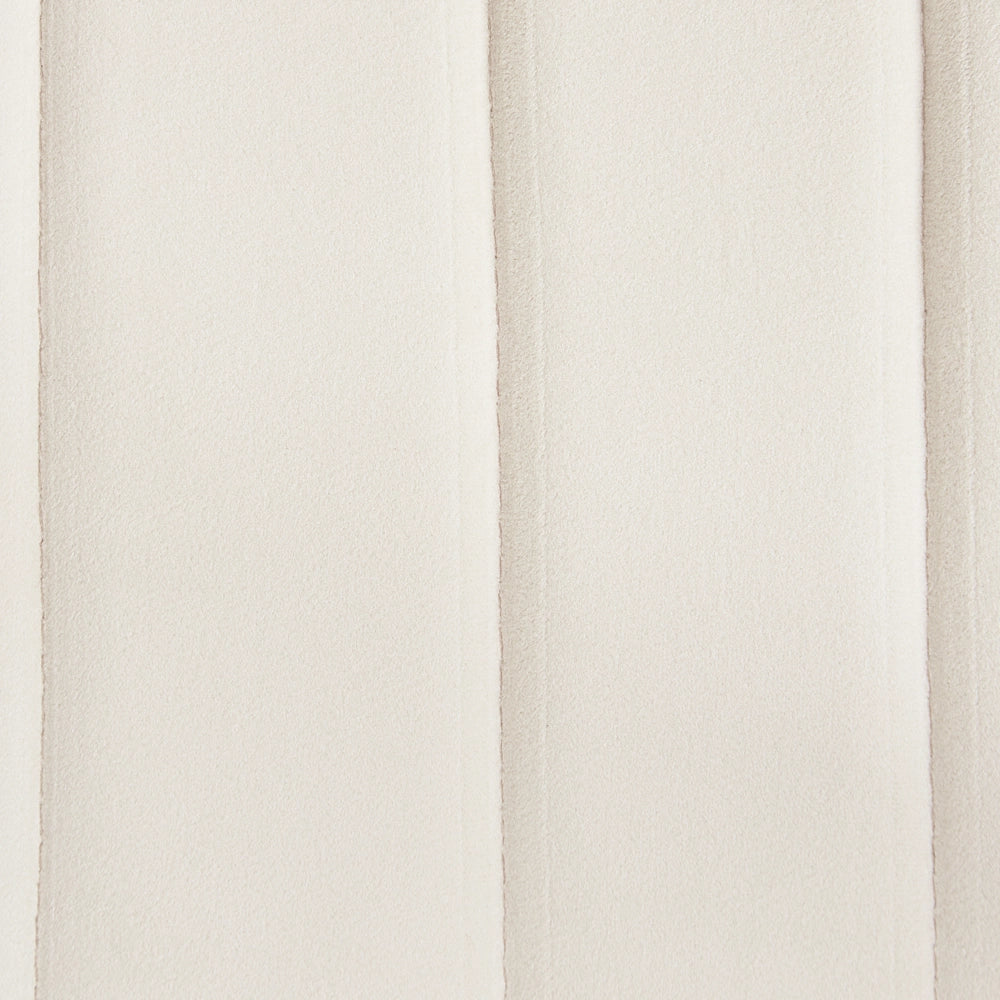 Set di 2 sedie da pranzo in velluto beige chiaro con gambe in acciaio nero senza braccioli set da pranzo salotto soggiorno moderno