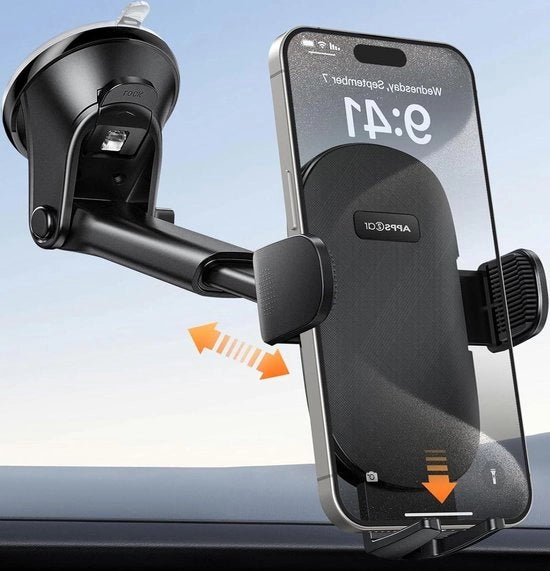 Supporto per Telefono Auto Zuignap Adesivo Ultra Resistente Gel Compatibile iPhone Samsung - 4-8 Pollici Telefoni Mobili Case Spessa & Telefono Grande Amichevole