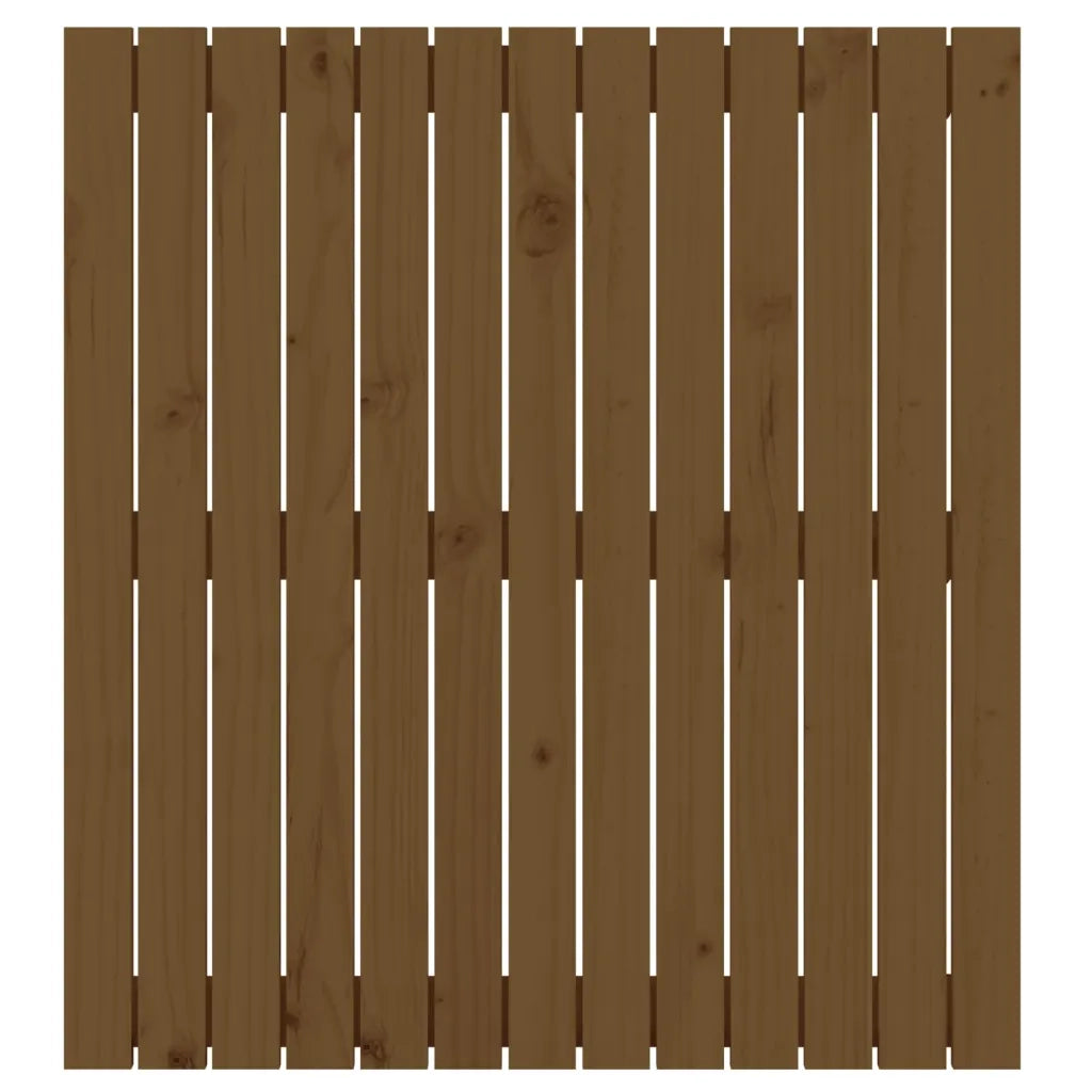 Testiera da Parete Ambra 82,5x3x90cm in Legno Massello di Pino