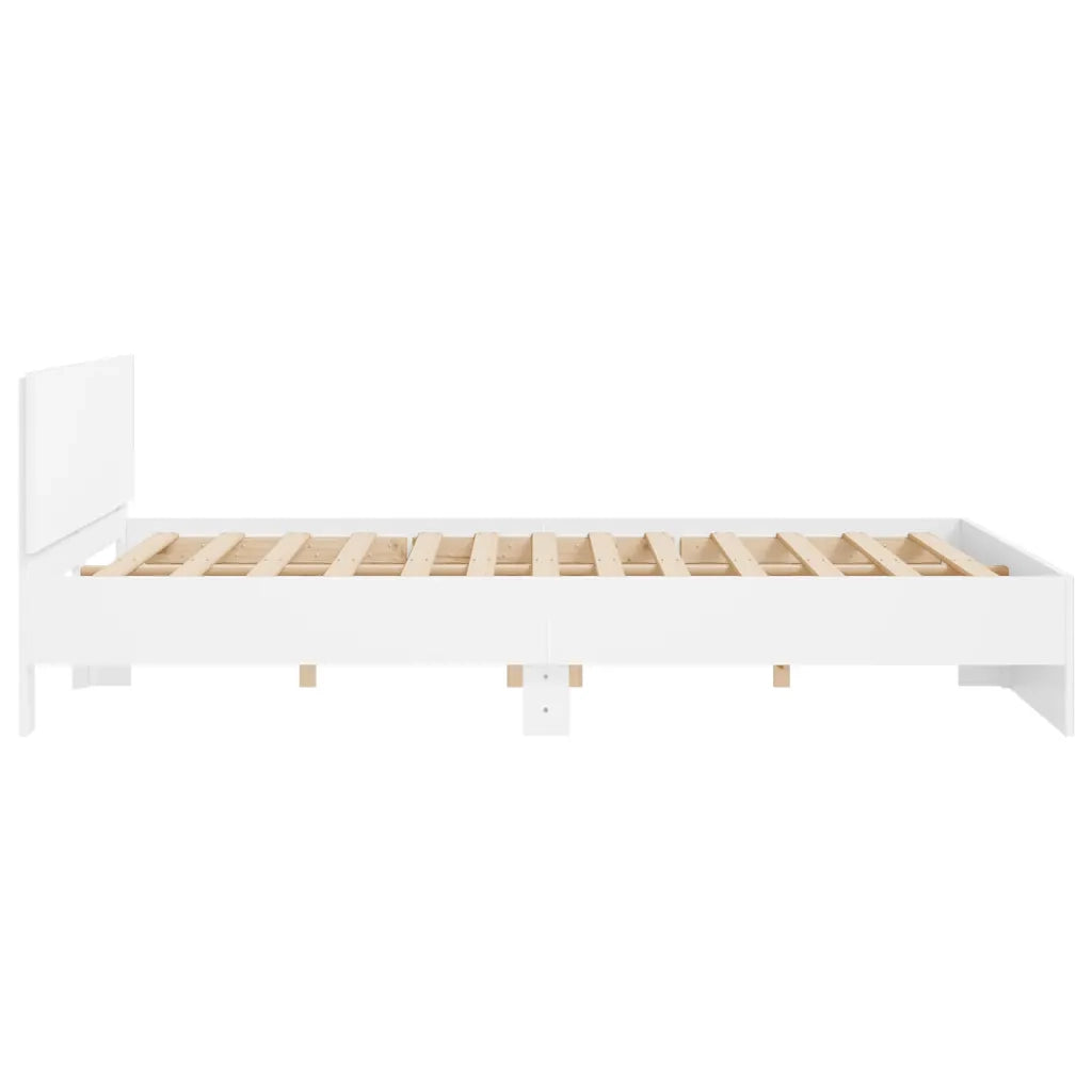 Giroletto con Testiera Bianco 160x200 cm 3207469