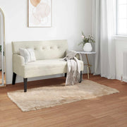 Tappeto in finta TAFALLA Beige 60 x 110 cm Poliestere 42021477
