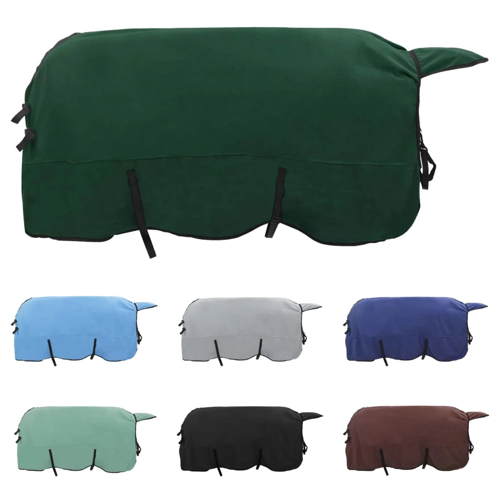 Coperta per Cavalli Verde scuro completo 155 cm Poliestere CFW7478746