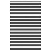 Tenda a Rullo Zebra Nero Larghezza Tessuto 140,9 cm Poliestere