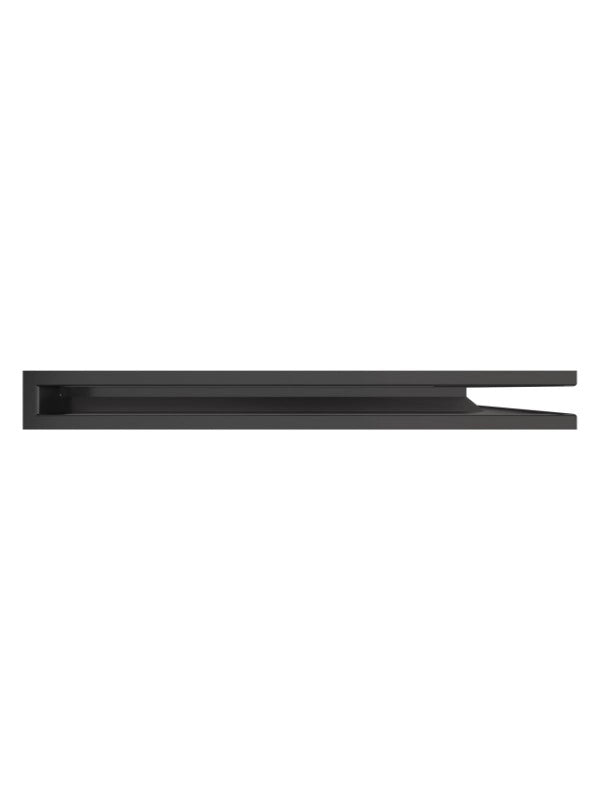 Griglia di ventilazione Angolare per camino 60x800x600 - Loft Angle destra grafite