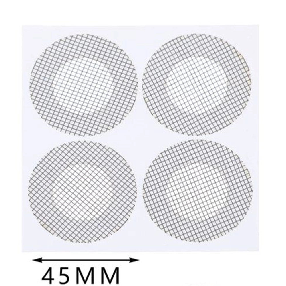 Trade Shop - Set Di Toppe Circolari Adesive Per Riparazione Fori Strappi Zanzariere Da 45 Mm 622148 -