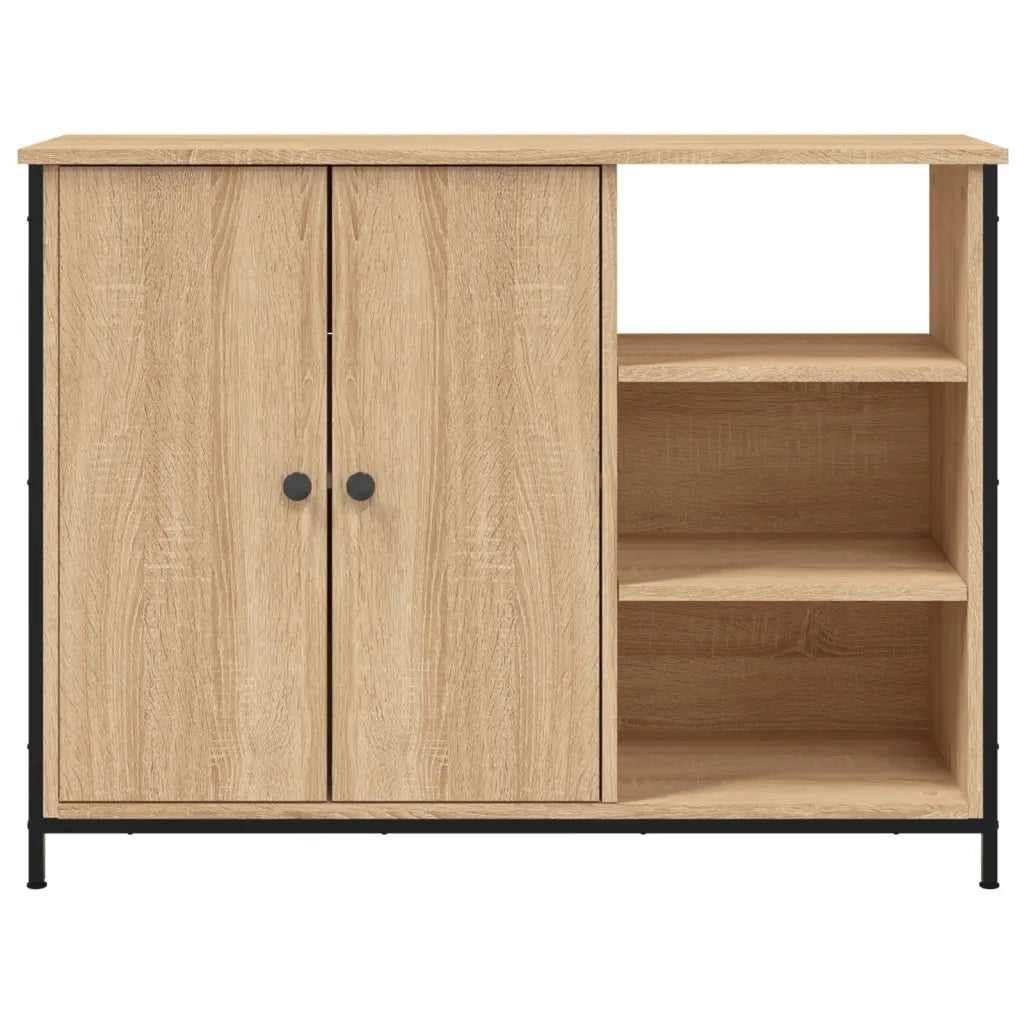 Credenza-Buffet-Armadio da cucina Rovere Sonoma 100x33x75 cm in Legno Multistrato