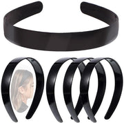 Accessori capelli in plastica 2 cm - 5 pezzi - con presa antiscivolo - semplici e eleganti - ideali per donne