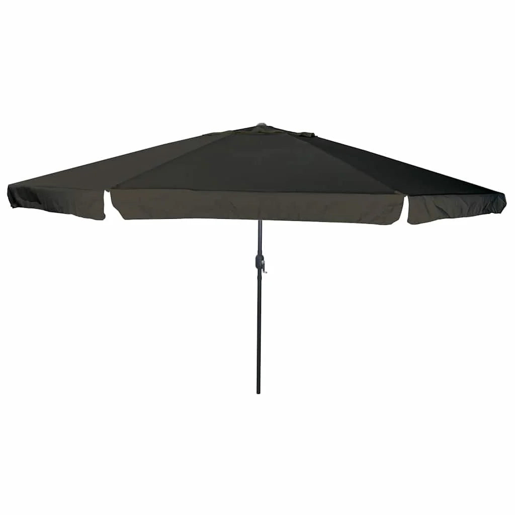 Ombrellone da giardino pieghevole moderno e resistente 395 x 395 x 245 cm poliestere nero 02_0058785