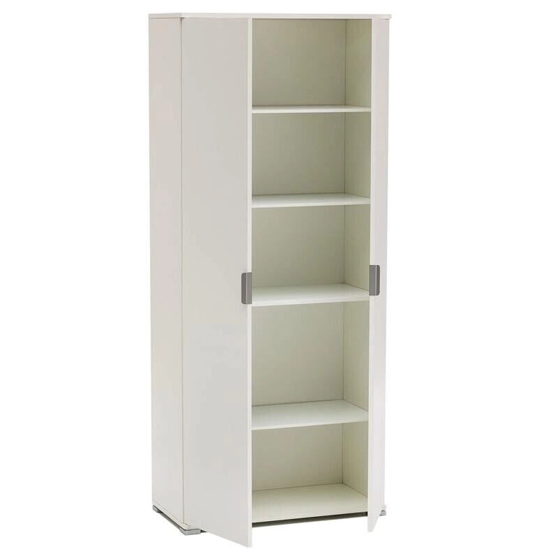 ARMADIO CON 2 ANTE BIANCO 75 X 38 X H174 CM