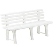 PANCHINA ORCHIDEA PROGARDEN - PP BIANCO CM 145X49 H.CM 74
