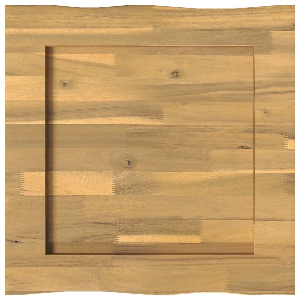 Piano del Tavolo Rettangolare 50 x 50 x 3,5 cm Quadrato Bianco 938589