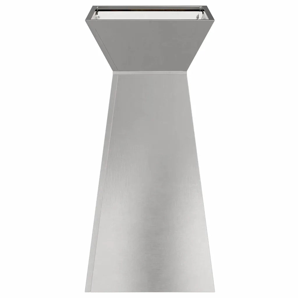 2 pz Fioriere | Cassetta per fiori | Vaso a Pilastro Argento 35 x 35 x 73 cm
