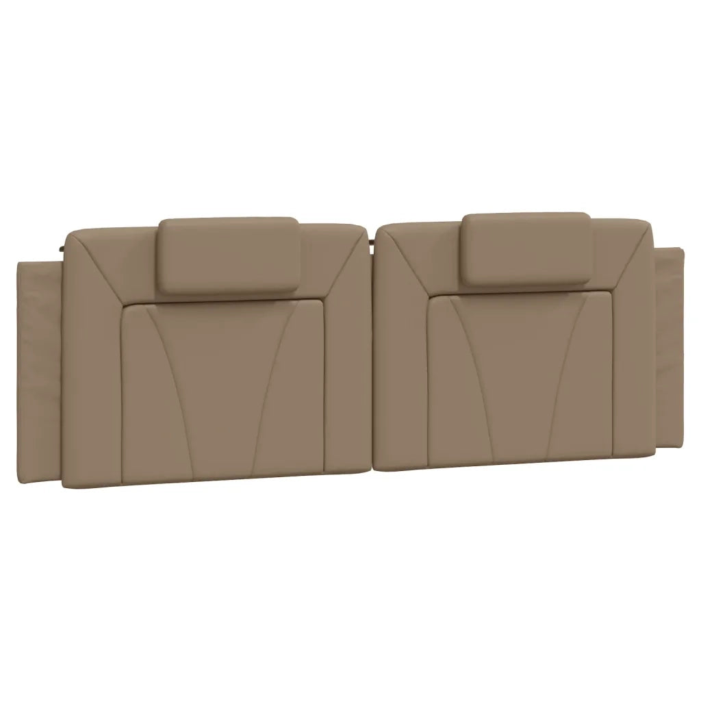 Cuscino Testiera Viana Cappuccino 160 cm in Similpelle 374801